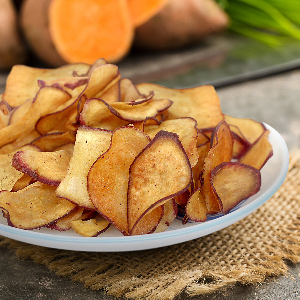 Oven Baked Sweet Potato Chips | Cheese Chilly | ₹150 (3 pack)