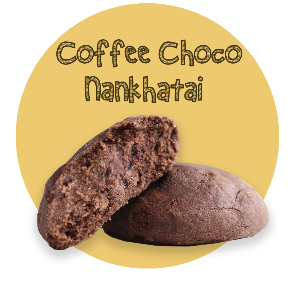 Coffee Choco Nankhatai | Sugar Free | Gluten Free | Protein Rich | 150 gms