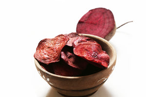 Oven Baked Beetroot Chips - Cheesy Garlic - ₹150 (3 Pack)