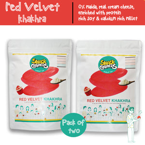 Red velvet khakhra